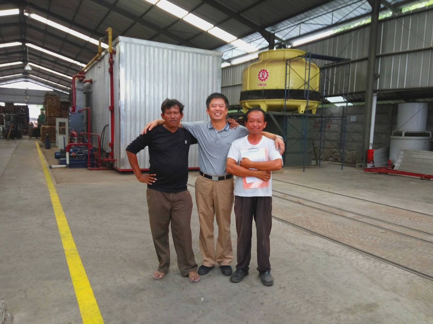 2016 年安裝的一臺(tái) 50 立方米大型真空干燥窯