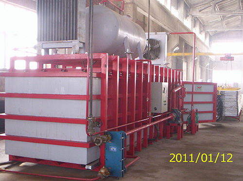 俄羅斯 - 圣象地板 3臺 10 m3 壓板型真空干燥設(shè)備